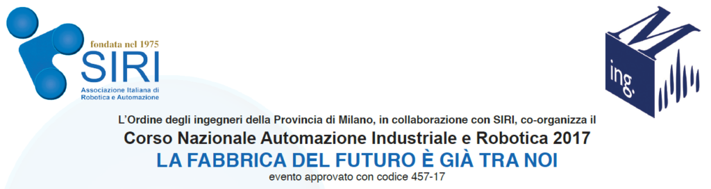 Corso Nazionale Automazione Industriale e Robotica 2017