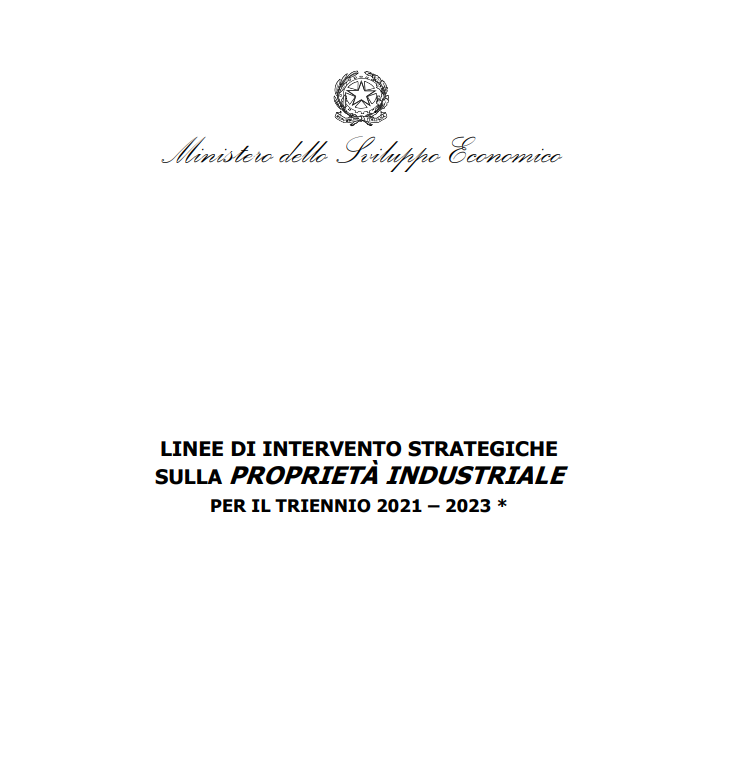 Linee di intervento strategiche sulla proprietà industriale