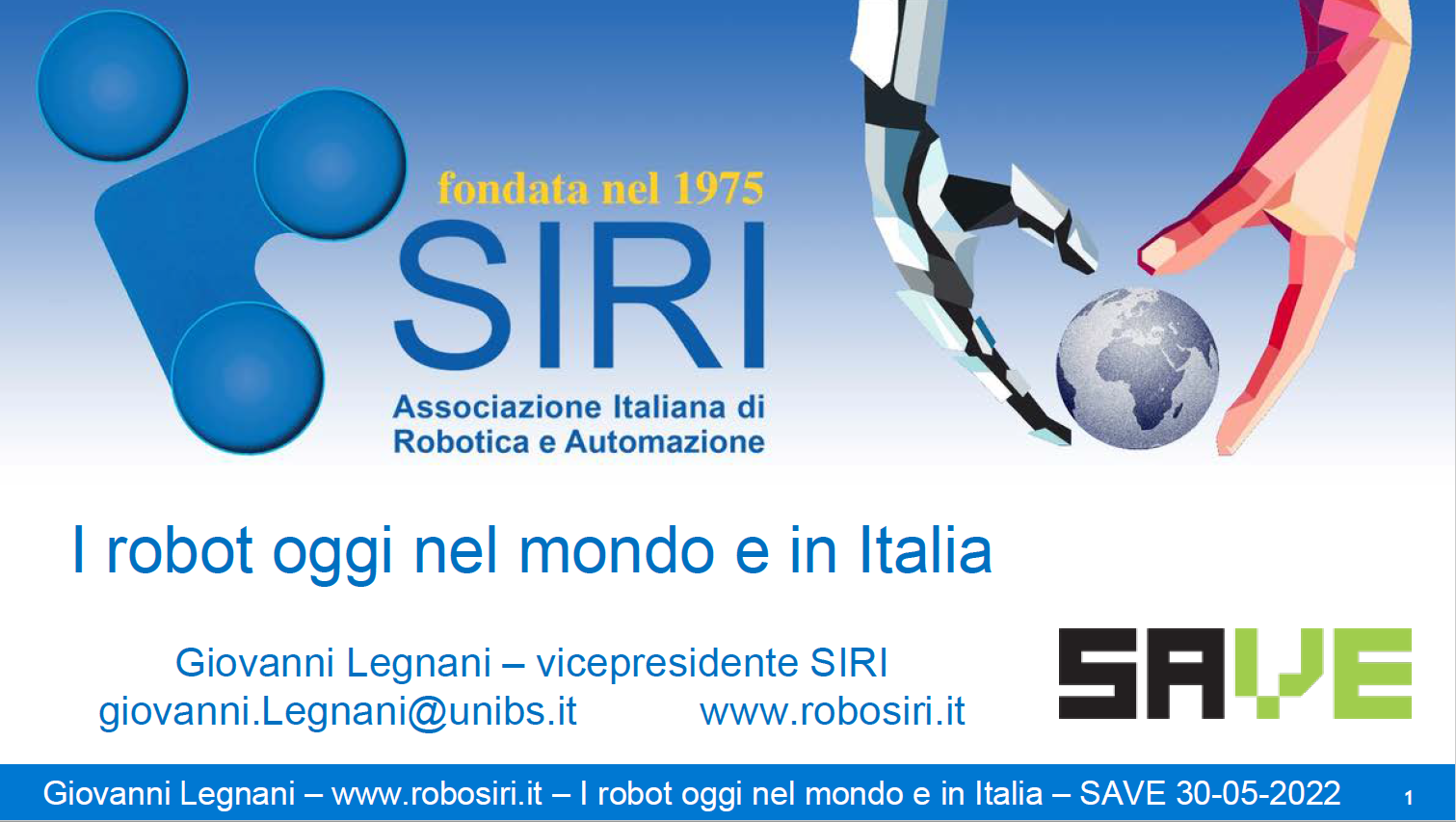 SAVE Web Edition: PLC e Cobot fanno il pieno – 30 maggio 2022 –