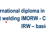 IMORW – International diploma in Mechanized, Orbital and Robot Welding