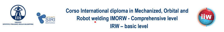 IMORW – International diploma in Mechanized, Orbital and Robot Welding