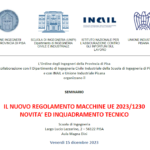 Il nuovo Regolamento Macchine Ue 2023/1230. Novità e inquadramento tecnico