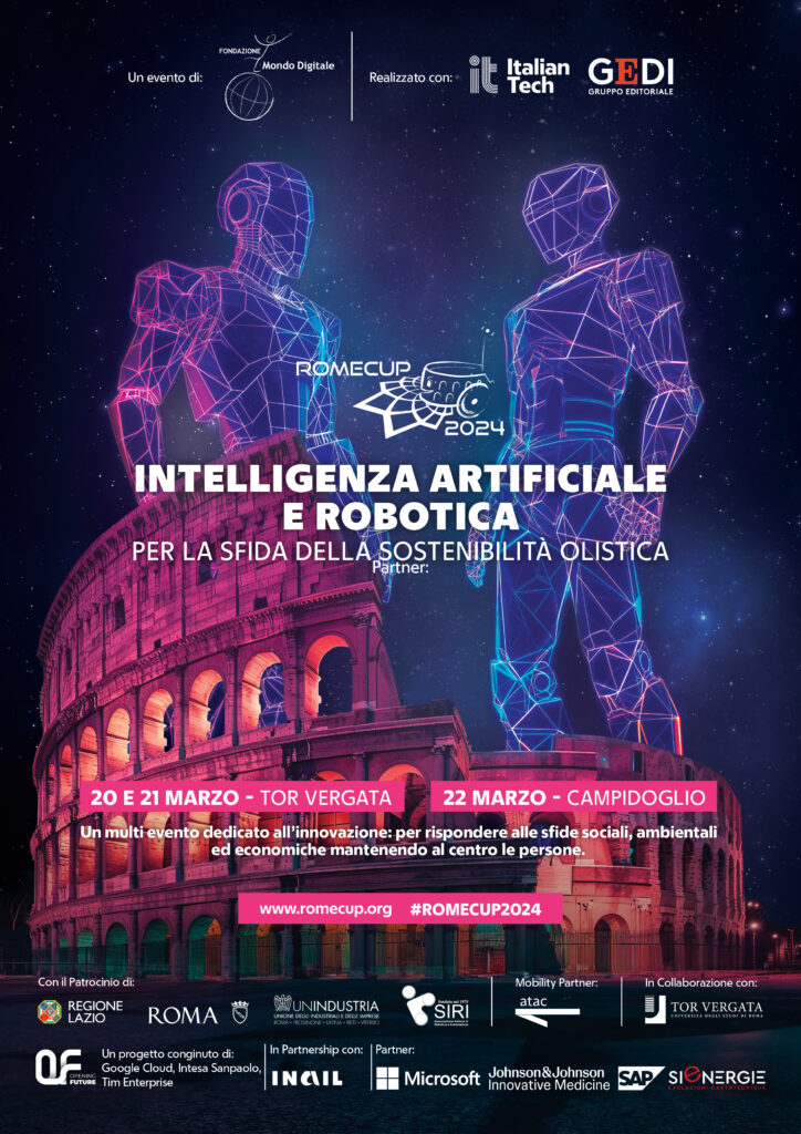 SIRI patrocina ROMECUP 2024, Roma 20 – 22 marzo 2024