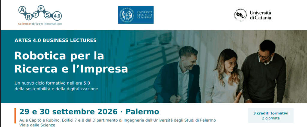 Robotica per la Ricerca e l’Impresa – Un nuovo ciclo formativo nell’era 5.0 della sostenibilità e della digitalizzazione