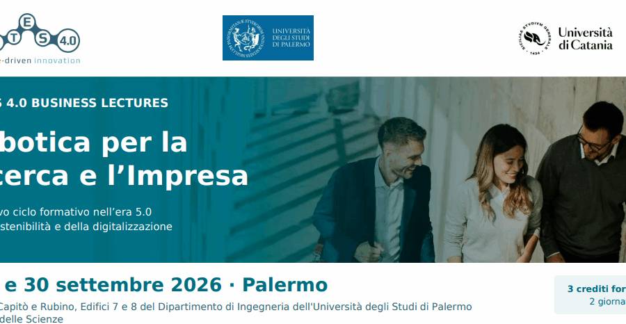 Robotica per la Ricerca e l’Impresa – Un nuovo ciclo formativo nell’era 5.0 della sostenibilità e della digitalizzazione