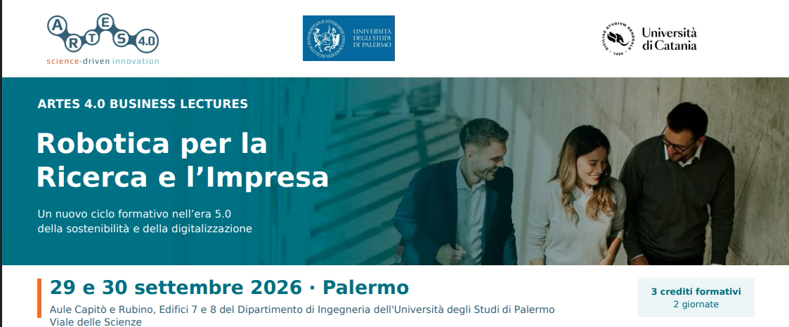 Robotica per la Ricerca e l’Impresa – Un nuovo ciclo formativo nell’era 5.0 della sostenibilità e della digitalizzazione